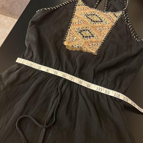 Greylin Anya Jumpsuit in black, Cotton blend, fully lined, bohemian, size S - Picture 11 of 16